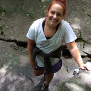 Mallory Pinkowski enjoying a day hike has joined us for the Summer 2015 as a Watershed Outreach Specialist Intern. She's a Senior at Temple University pursuing her degree in Geology.