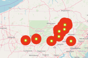 Distribution of Apple Trees and Growboxxes